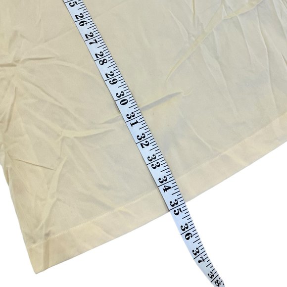 Vanity Fair Vintage Nylon Yellow Embroidered Flower Small Nightgown - Picture 5 of 9